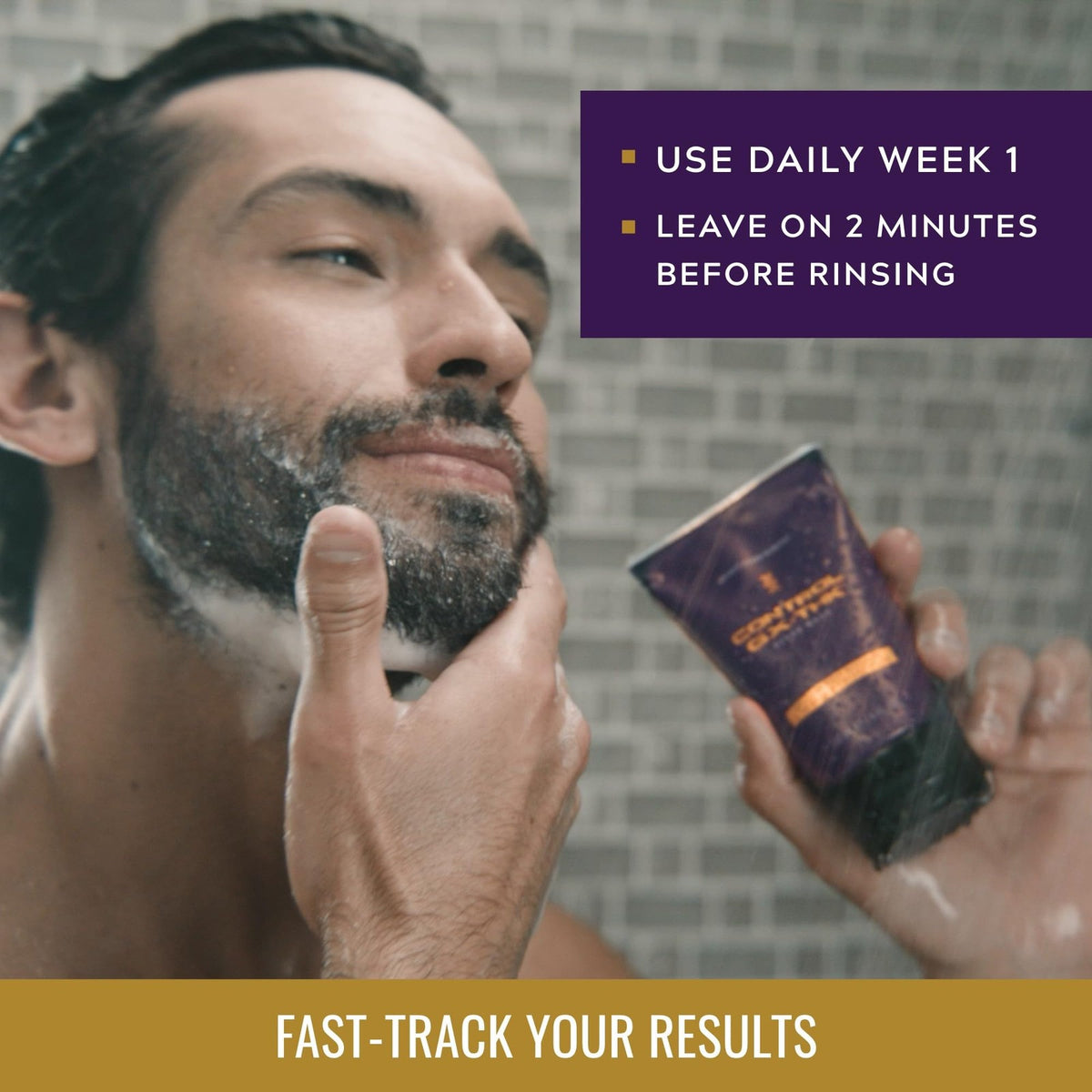 Control GX Thickening Beard Wash & Gray Reduction with Alpha Keratin - Men’s Grooming