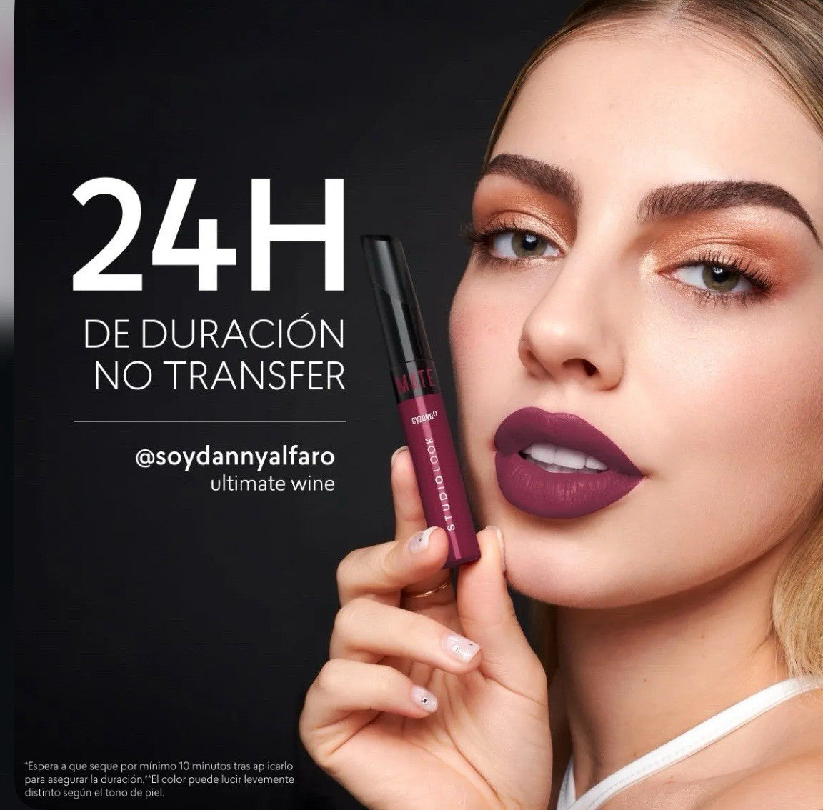 Liquid Lipstick Matte - Ultimate Wine, 6ml, Studio Look