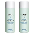 HERS Triple Threat Conditioner Set - Color-Safe & Sulfate-Free Napa Rose 2 Pack 6.4oz