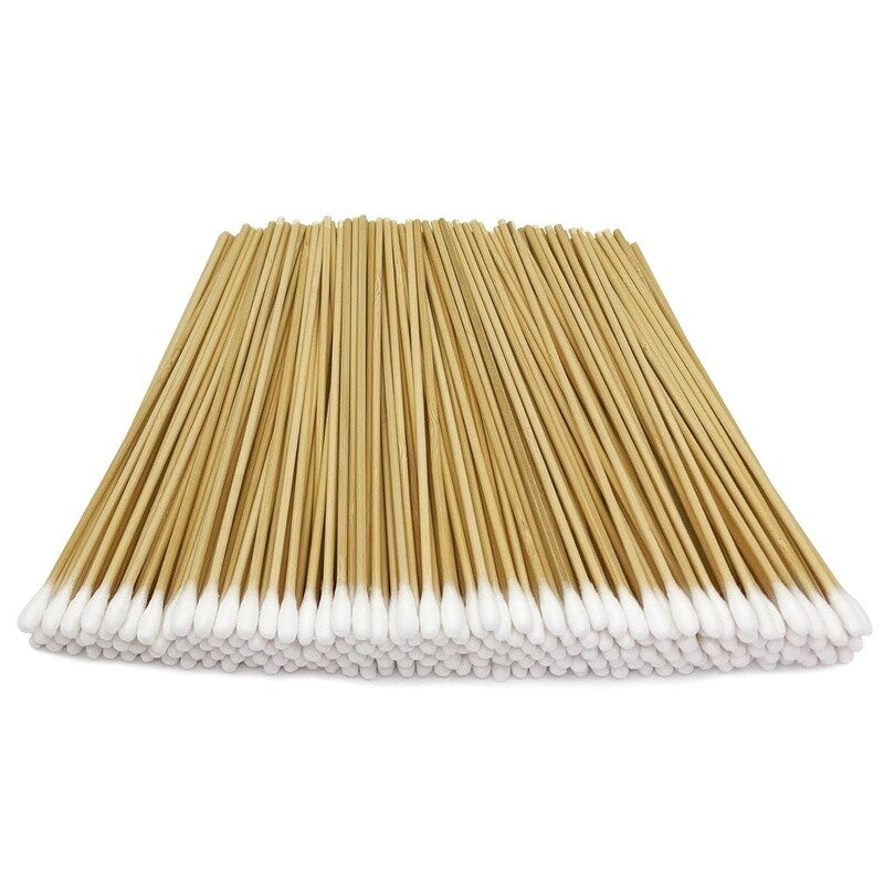 6-Inch Cotton Swabs Pack of 200 for Makeup & Electronics Cleaning