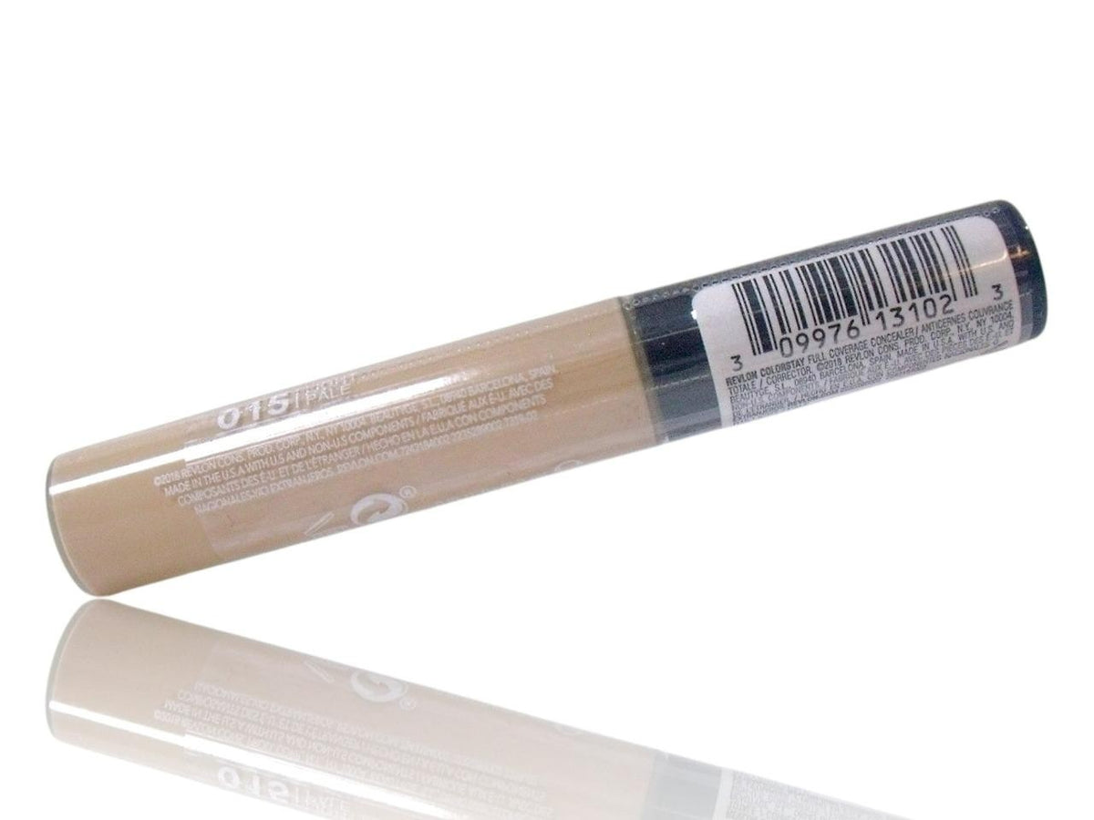 (Lot of 4) Revlon ColorStay Full Coverage Concealer #015 Light Pale 0.21 oz. - Face Makeup