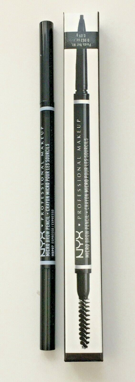 NYX Micro Brow Pencil MBP07 Espresso 2 Pack - Eyebrow Makeup Tool