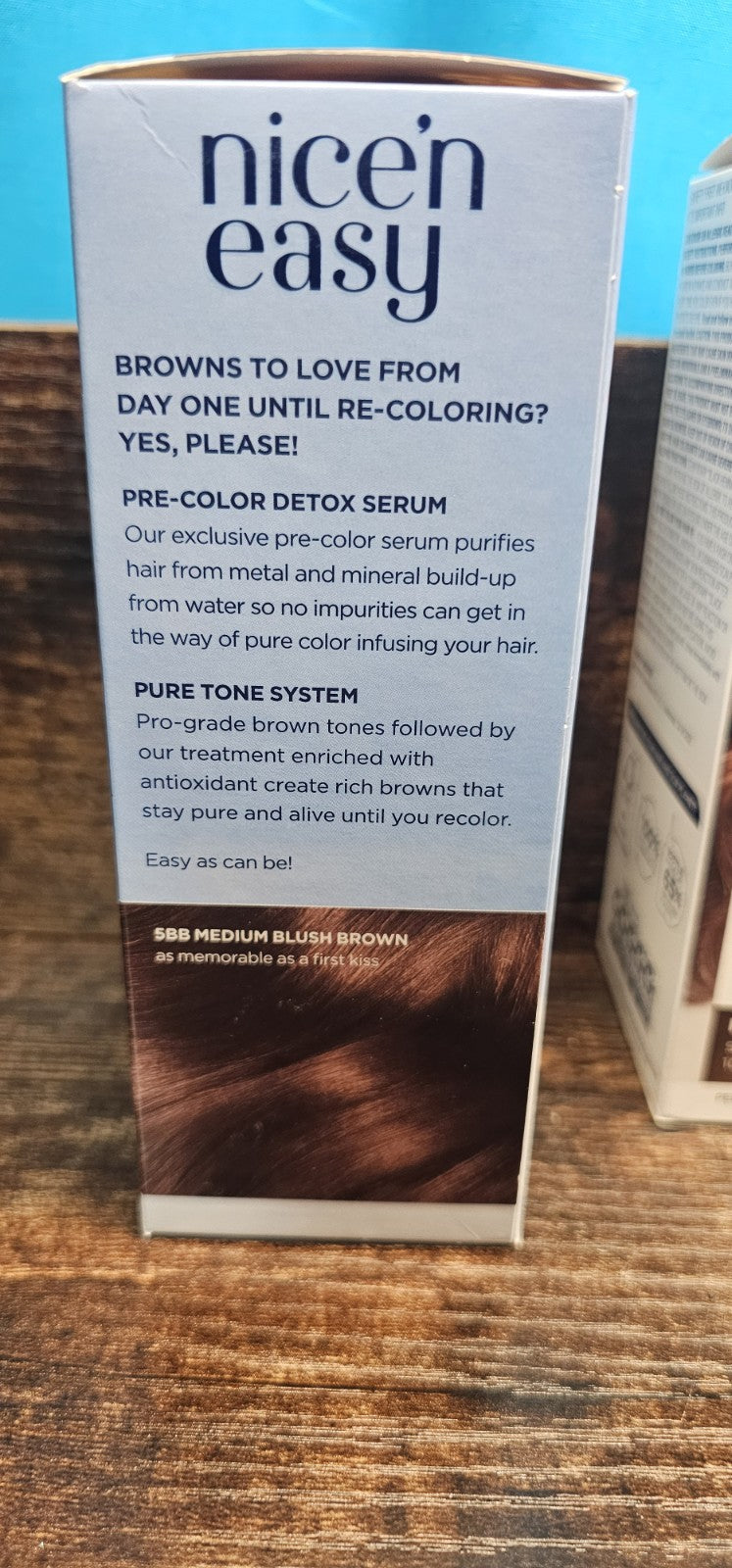 Permanent Hair Color Kit - Medium Blush Brown 3-Pack