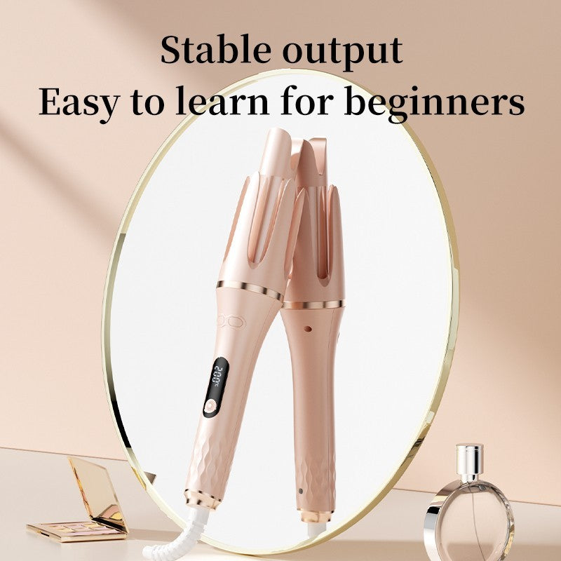 Automatic Hair Curler with 4 Modes, 32mm Rotating Curling Wand - Fast, Safe Styling