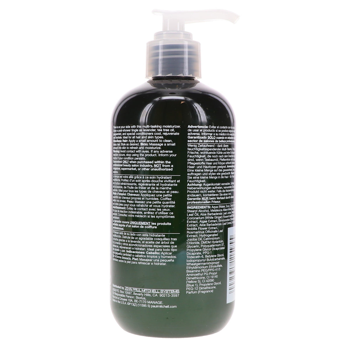 Tea Tree Hair and Body Moisturizer 10.14 oz - Multi-Use Hydrating Lotion
