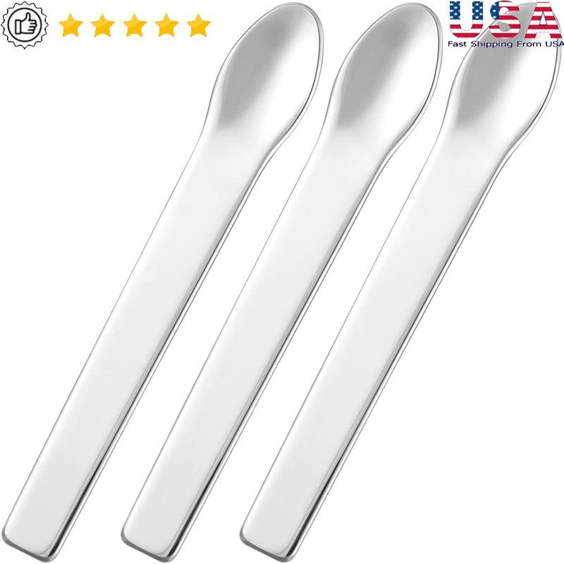 Reusable Metal Makeup Spatulas Set - Facial Mask & Skincare Applicators