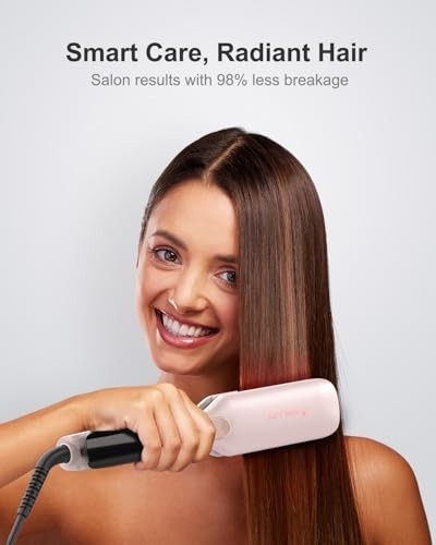 1.75-Inch Infrared Ionic Titanium Ceramic Hair Straightener - Salon-Quality Flat Iron