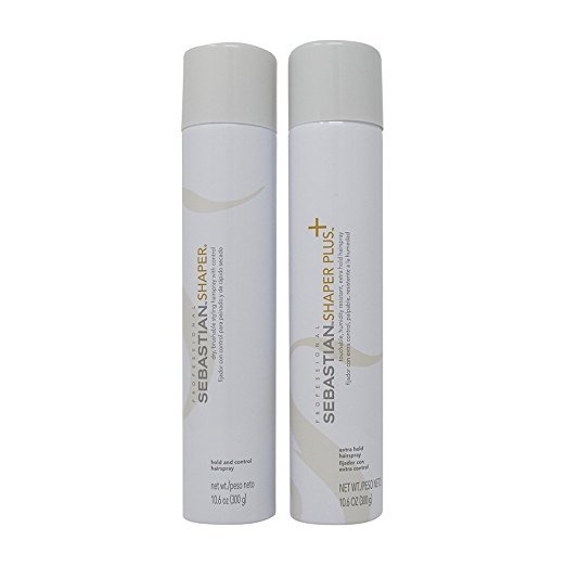 Sebastian Shaper Plus Extra Hold Hairspray 10.6Oz Pack of 2 - Strong Styling Control