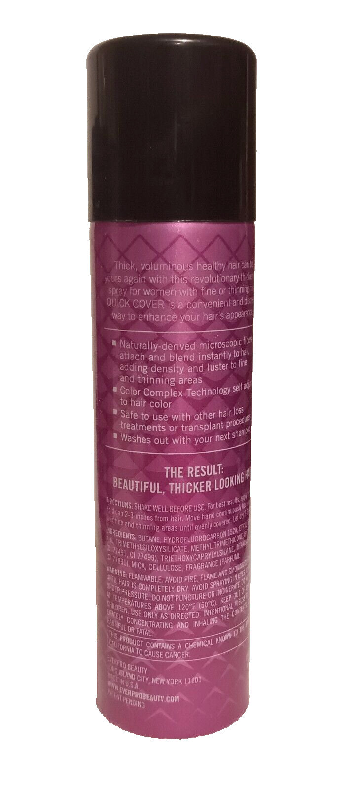 12 Pack Hair Concealer Fibers for Thinning & Fine Hair - Gray