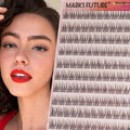 120Pcs Press-On Cluster Eyelashes with Pre-Glued Segments - DIY False Lash Set