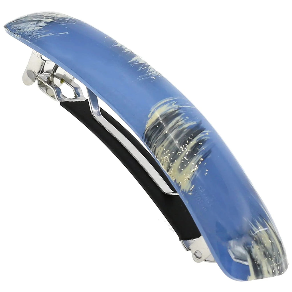 French Contoured No-Slip Hair Barrette Bevel - Elegant Hair Accessory