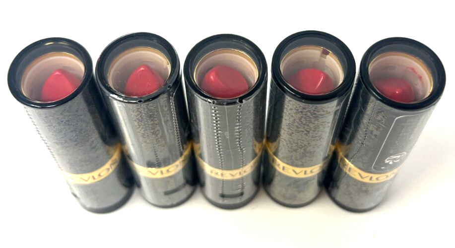 Revlon Super Lustrous Lipstick Set - Fire & Ice 0.15 oz x5, Sealed