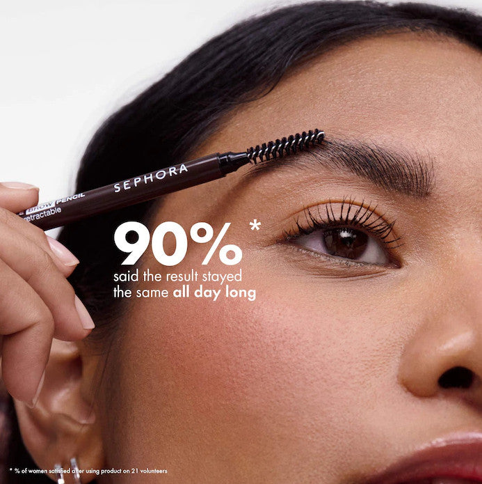 Waterproof Retractable Eyebrow Pencil - 12 Natural Shades for Precise Brows
