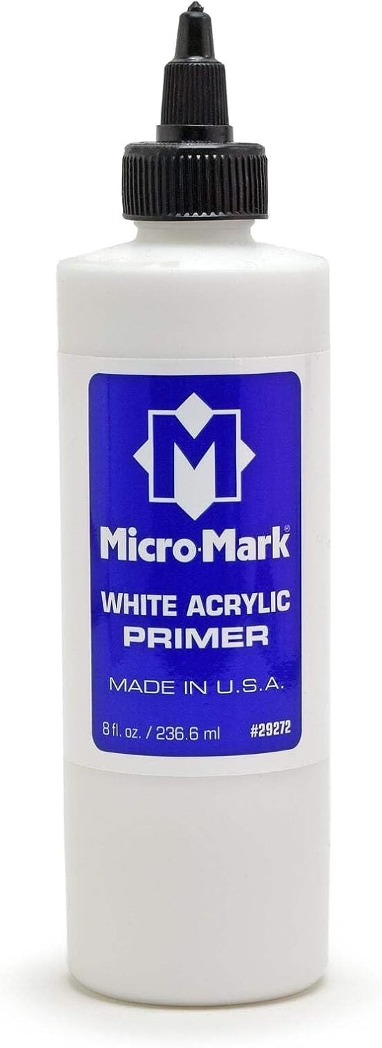Brush-On Acrylic Primer, 8oz – Fast-Drying, Non-Toxic for Crafts & Models