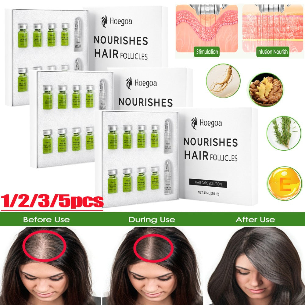 Microneedle Hair Roller Serum for Scalp Nourishment & Thickening - 8-40 Pieces