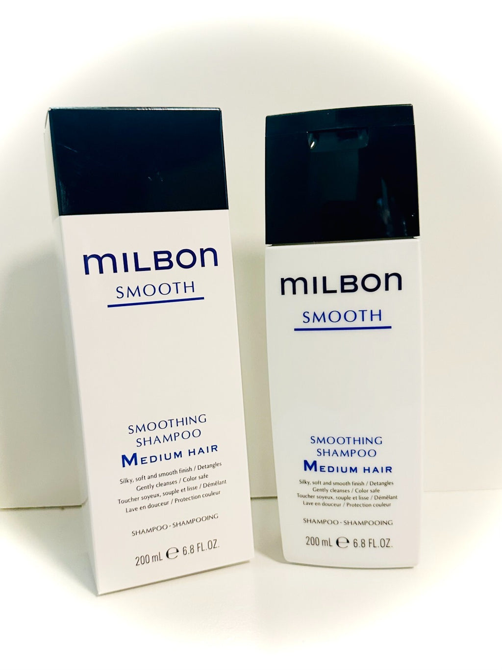 Milbon Smoothing Shampoo & Medium Hair Conditioner Set - 6.8 oz & 7.1 oz