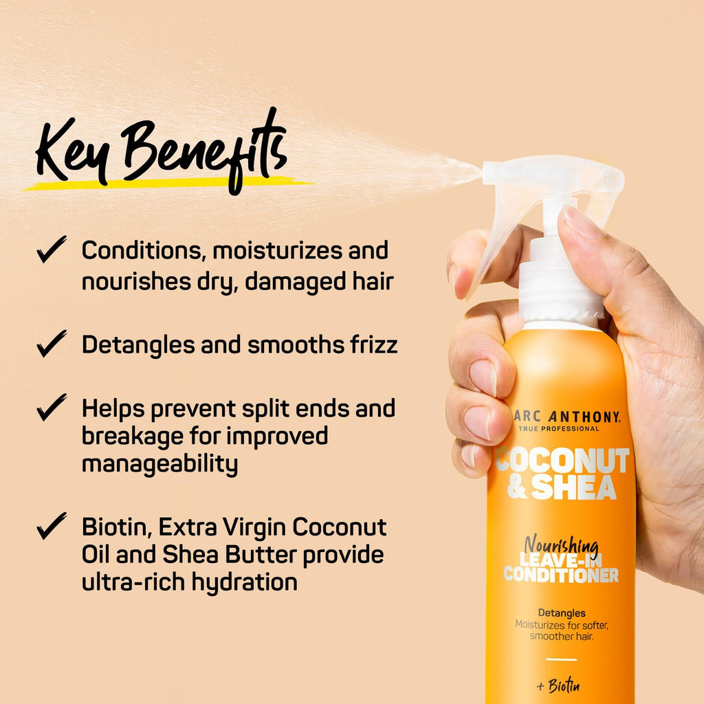 Coconut & Shea Leave-In Conditioner for Damaged Hair - 8.4 oz