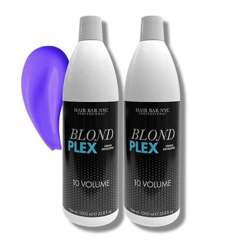 Blond Plex Hair Bleach 33.8oz Pack of 2 - Gentle Lightening for Blonde Hair