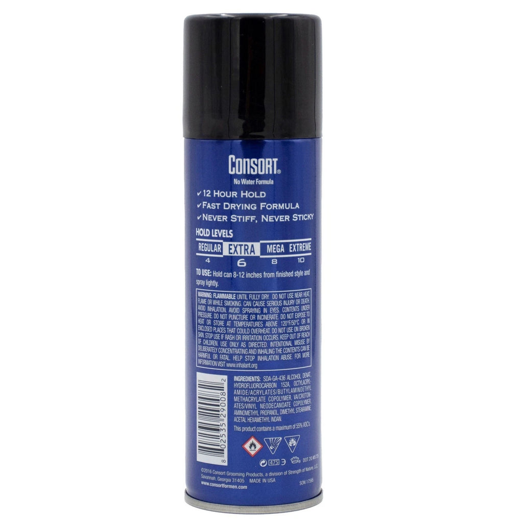 Men's Unscented Extra-Hold Hairspray - 8.3 oz, Shine Enhancing, 4 Pack