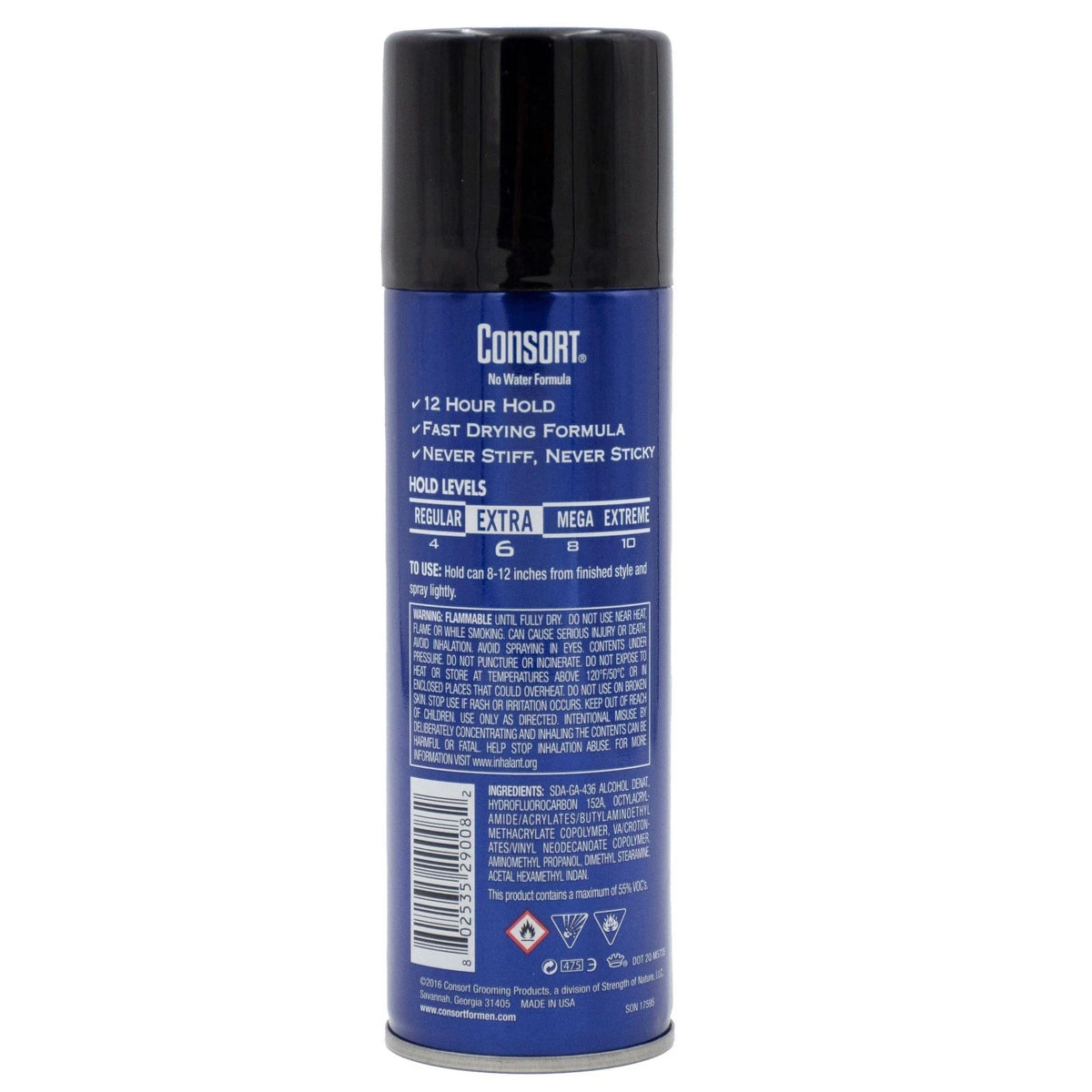 Men's Unscented Extra-Hold Hairspray - 8.3 oz, Shine Enhancing, 4 Pack