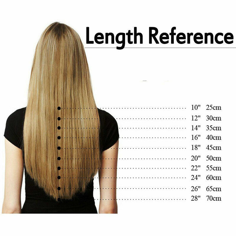Remy Human Hair Clip-In Extensions Full Head - Thick & Natural Look