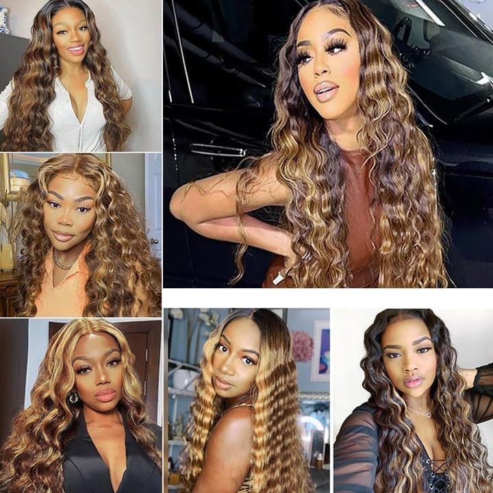 Human Hair Bundles 18 20 22 Inch Deep Wave Brazilian Virgin Hair Set