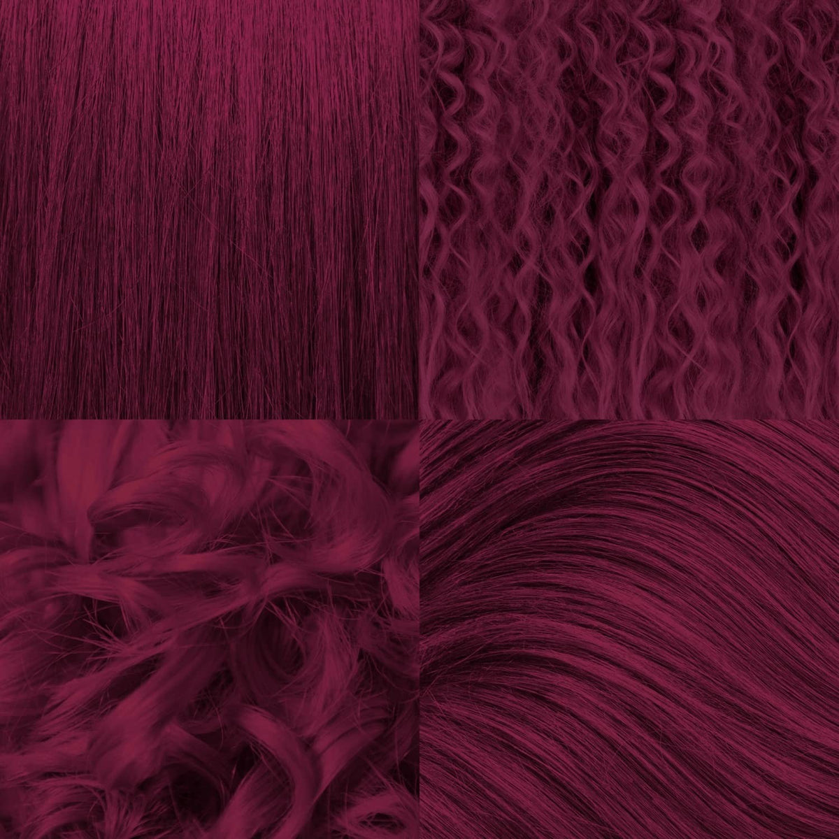 Semi Permanent Hair Color - Merlot, 8 Fl Oz Conditioning & Vibrant