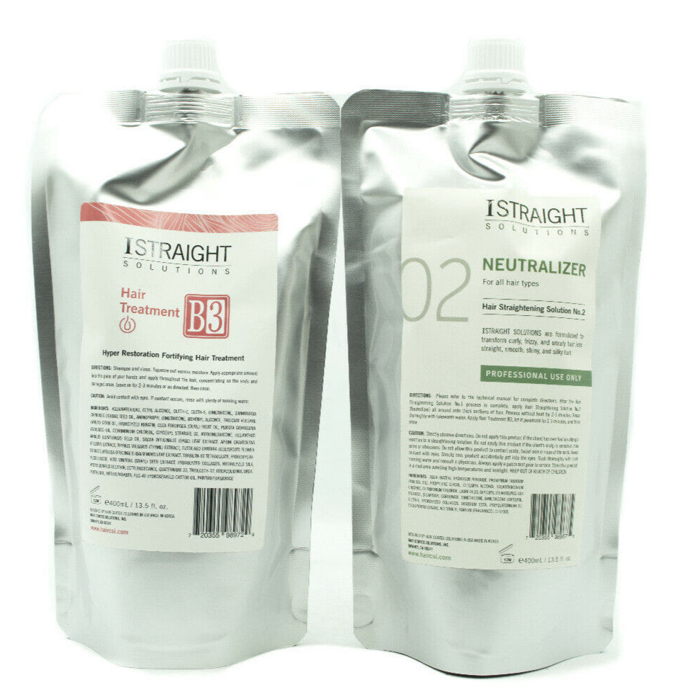 Innosys B-3 Hair Treatment & Neutralizer Set for Damaged Hair - 2 Pack