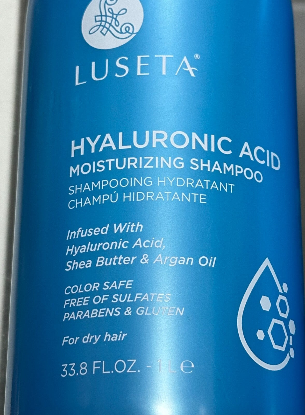 Moisturizing Shampoo with Hyaluronic Acid Shea Butter & Argan Oil for Dry Hair - 2 Pack