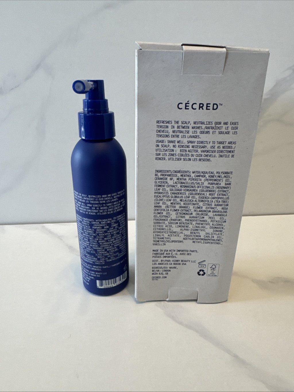 Scalp Refreshing Spray 169mL - Neutralizes Odor & Eases Tension
