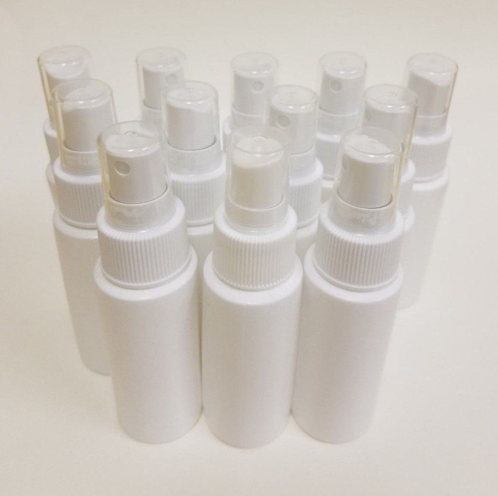 12 Pack 2oz Plastic Spray Bottles with Fine Mist Sprayers
