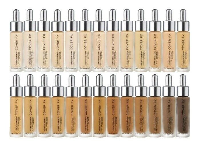 Custom Cover Drops Foundation Enhancer - Multiple Shades 7.5ml