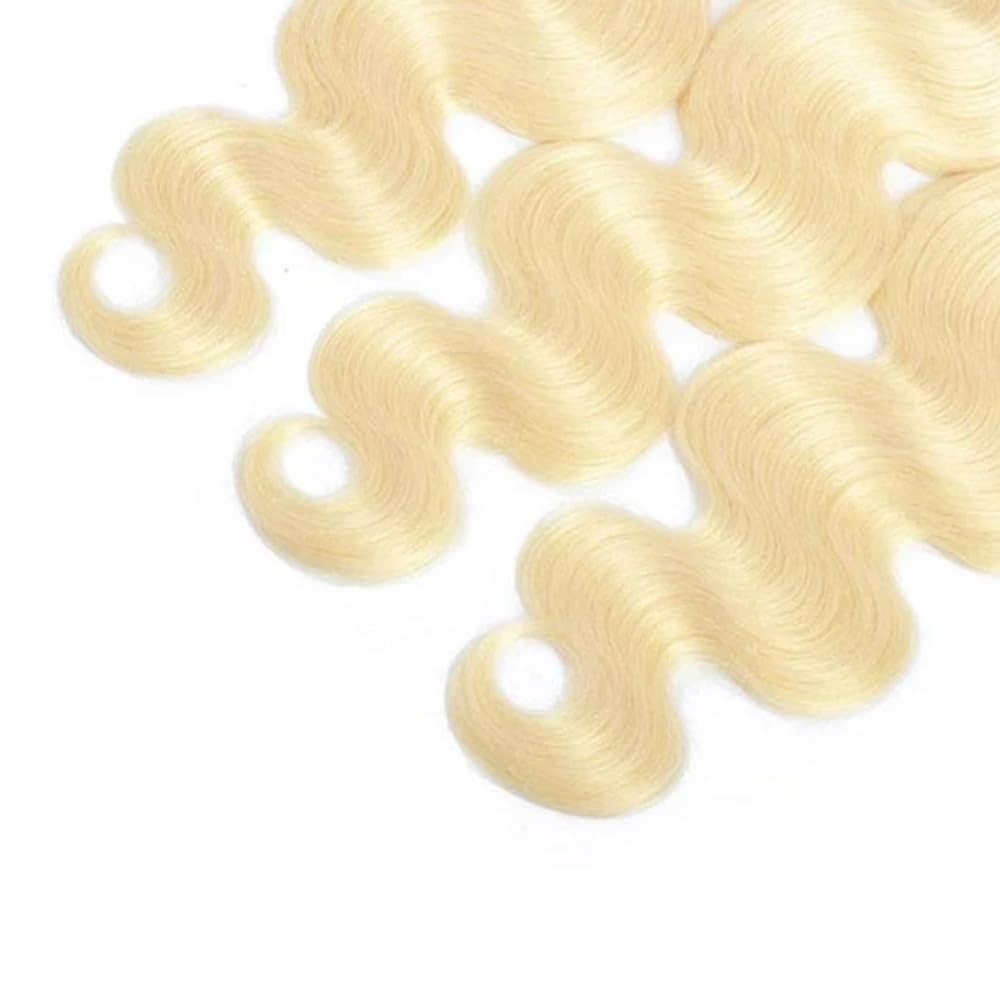 Blonde Hair Extensions 20-24 Inch Body Wave Virgin Brazilian Human Hair