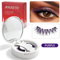 No Glue Magnetic False Eyelashes with Reusable Applicator Waterproof Glam Lashes