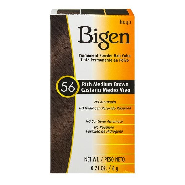 Hair Color Powder - Chocolate Brown, Gray Coverage, Ammonia-Free, 12 Pack