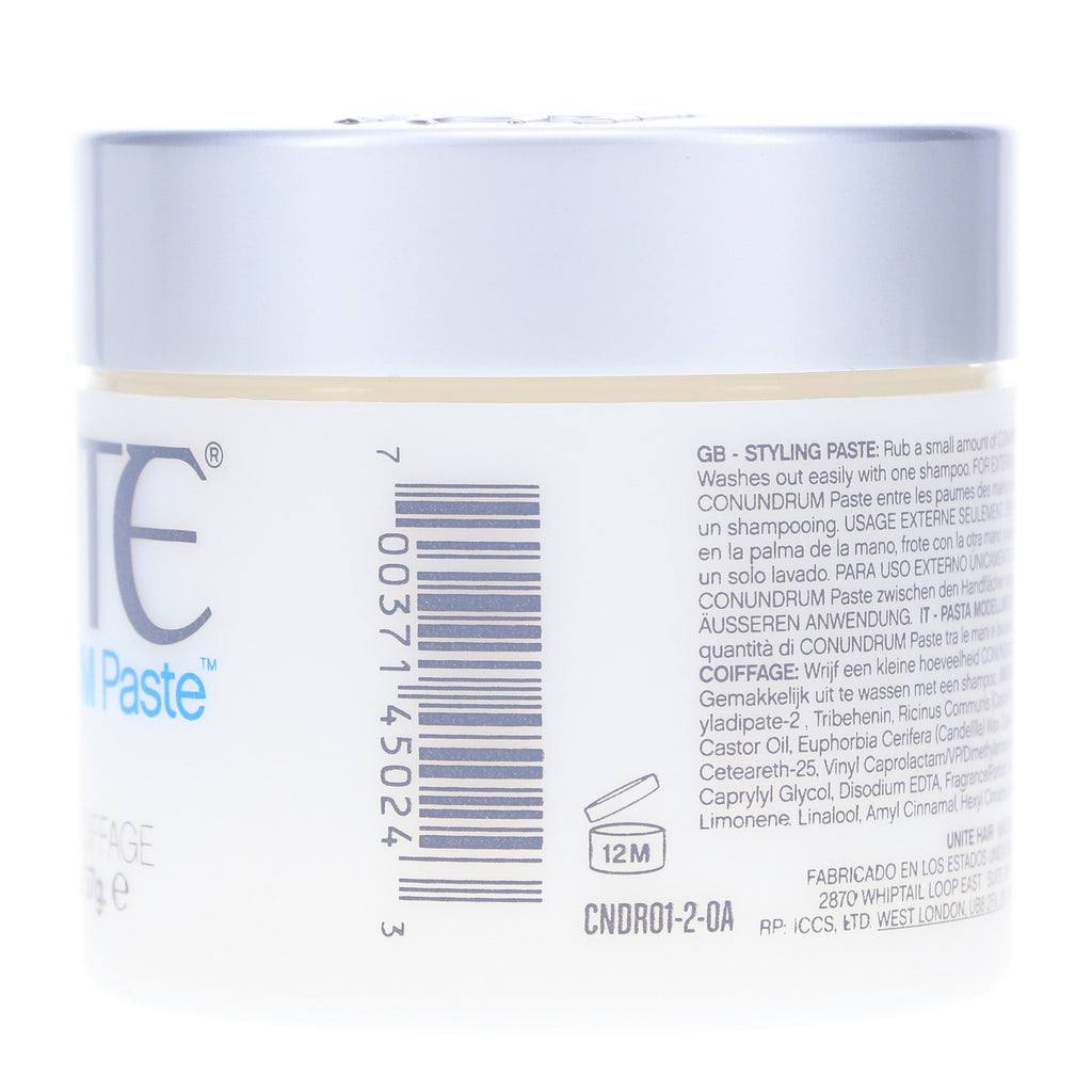 Hair Styling Paste Cream with Flexible Hold 2 oz - All Hair Types