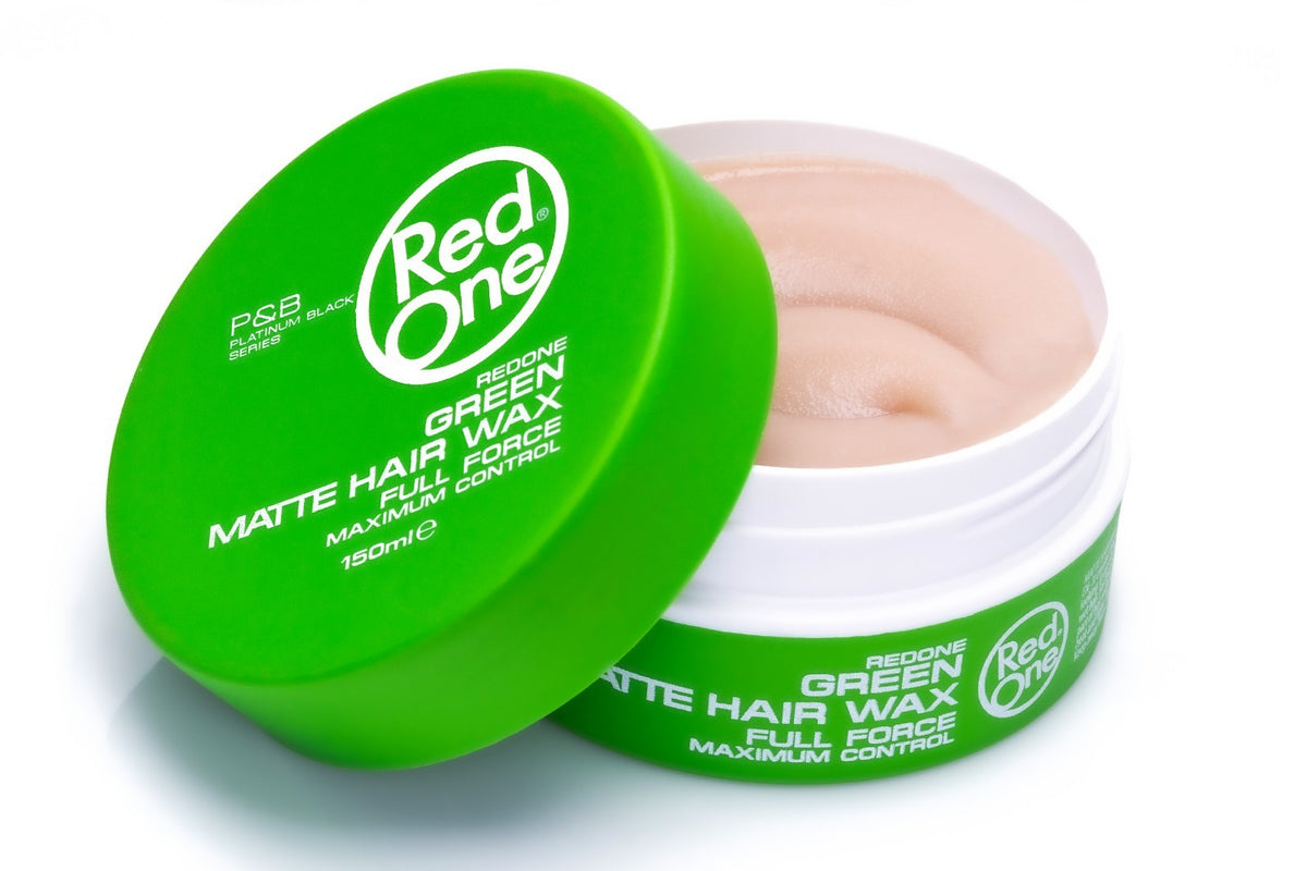 RedOne Green Matte Hair Wax 150ml - Natural Hold & Matte Finish for All Hair Types