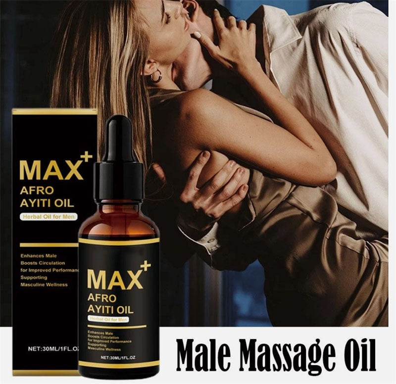 Herbal Massage Oil for Men - Circulation & Relaxation, 30ml