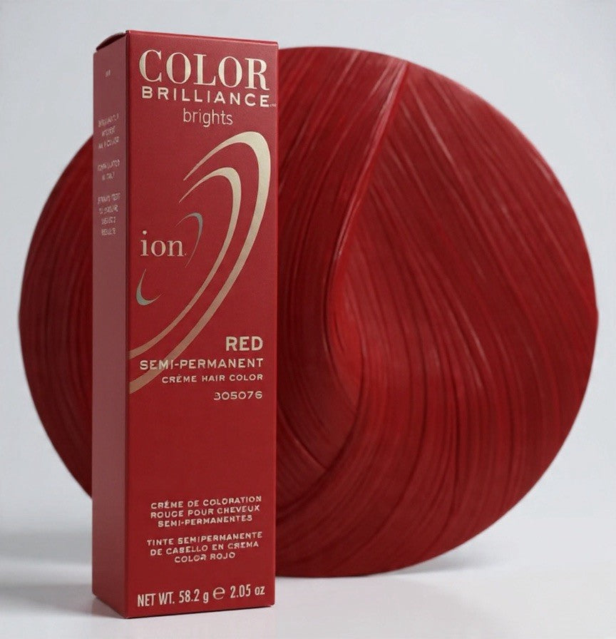 Ion Brights Red Semi-Permanent Hair Color Creme - 2.05 Oz