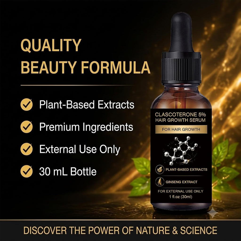 Hair Growth Serum with Biotin & Vitamin D - 30ml Hair Restoration Treatment