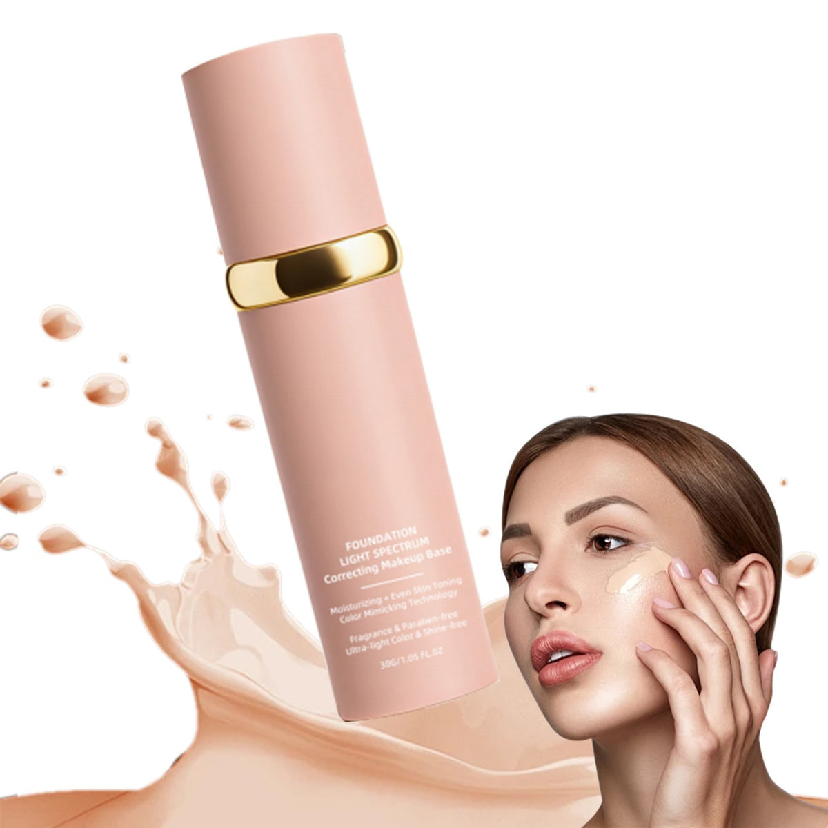 4-in-1 Light Spectrum Foundation SPF 50 - Lightweight, Long-Lasting Makeup