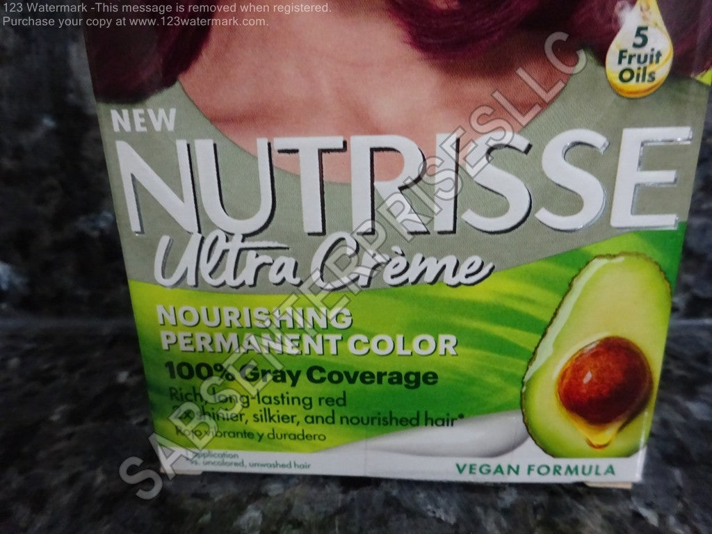 Garnier Nutrisse Hair Dye #42 Deep Burgundy Black Cherry - Pack of 3