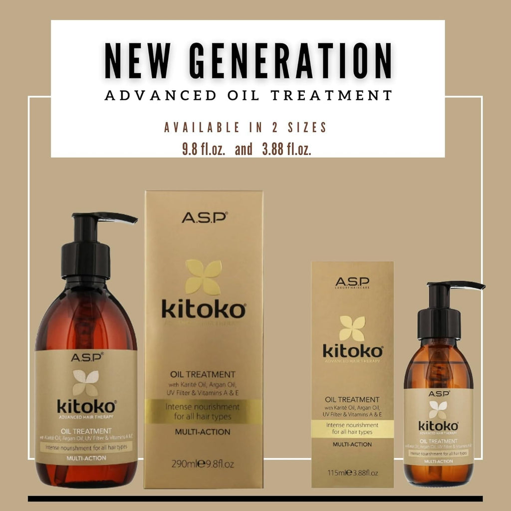 Hair Oil Treatment with Argan & Karite Oils - Nourishing Hair & Scalp, 3.88 Ounce with Pump