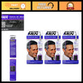 Men's Hair Color Touch of Gray 3 Pack Black & Gray Easy Application