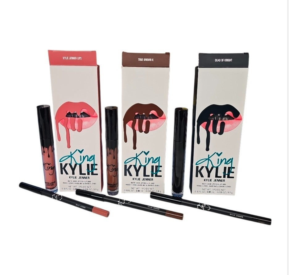 Matte Liquid Lipstick & Lip Liner Kit - Multiple Shades
