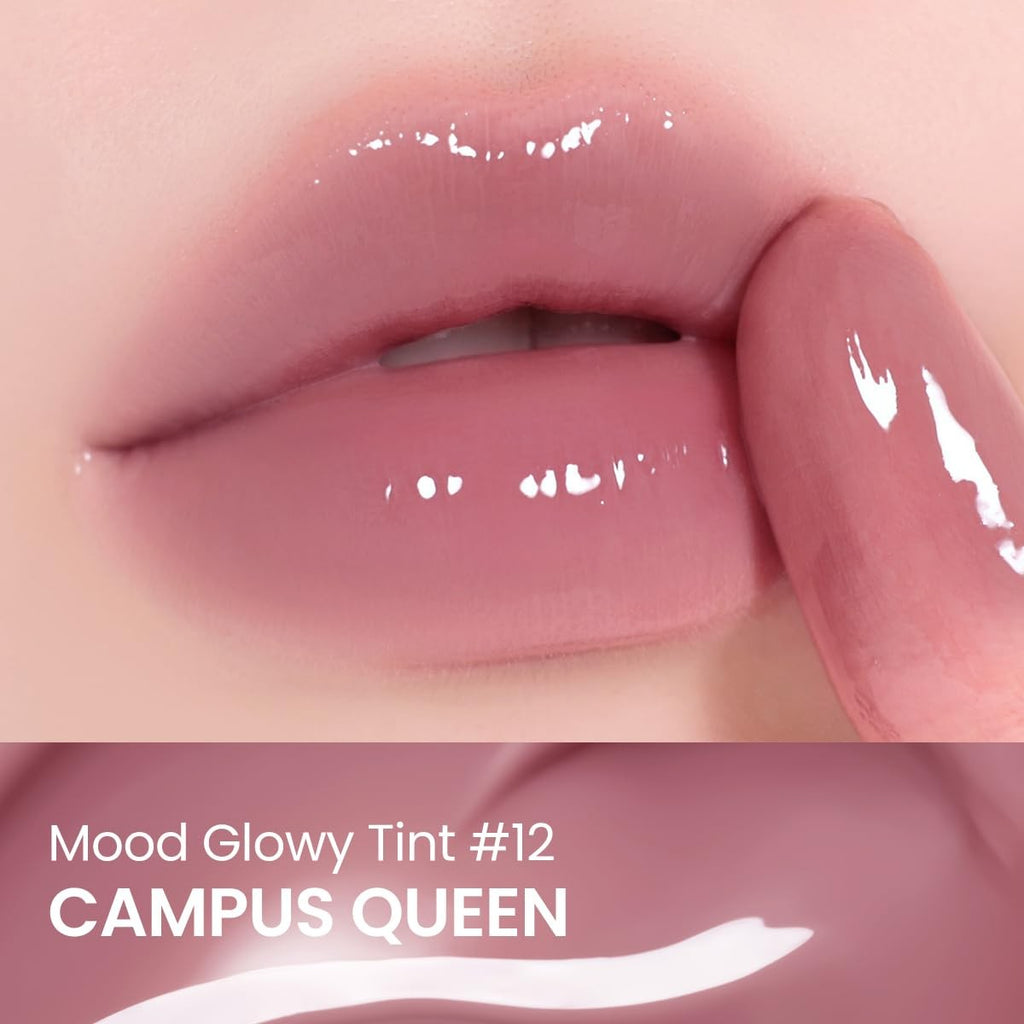 Peripera Mood Glowy Tint Lip Tint - Watery Glow, Buildable Color, Long-Lasting