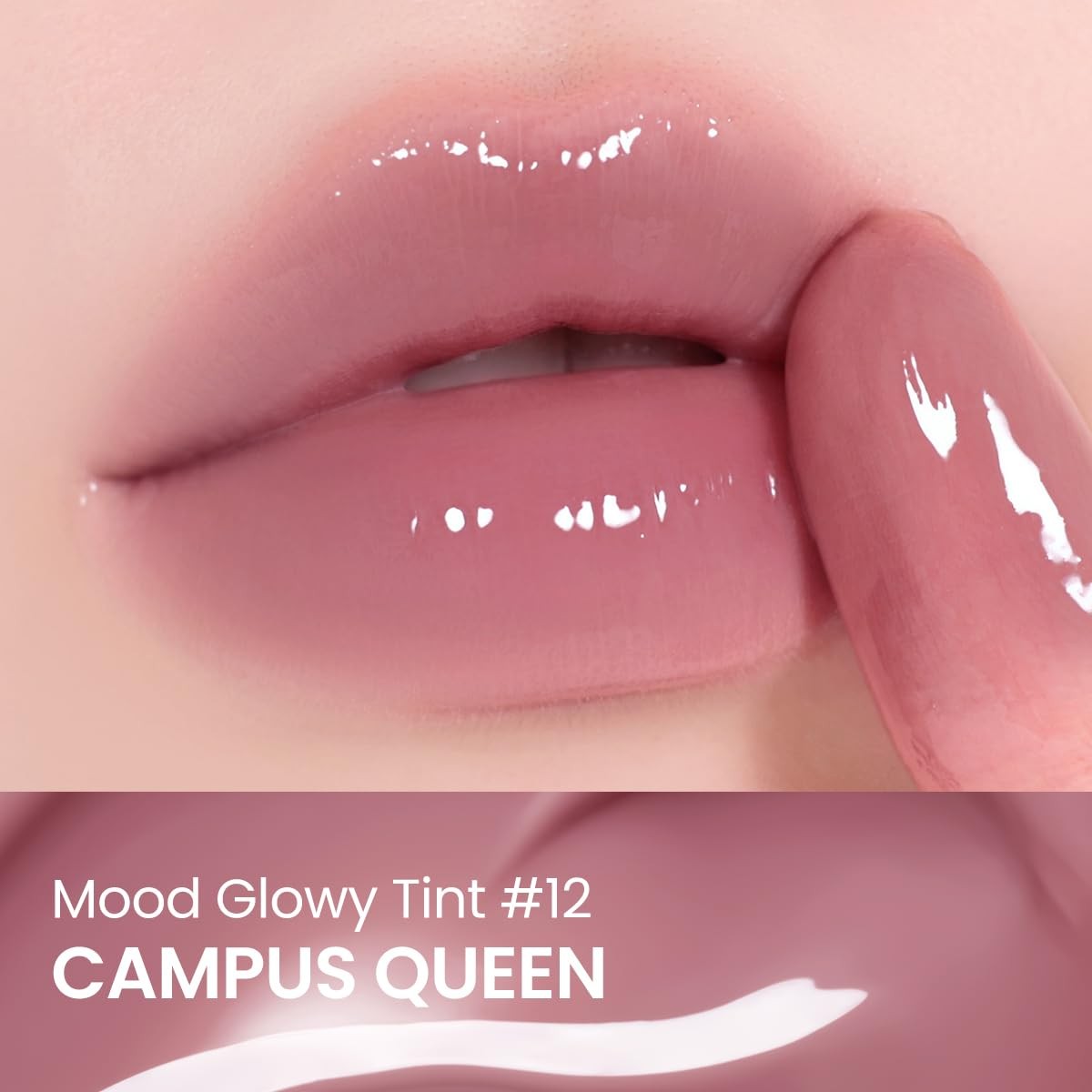Peripera Mood Glowy Tint Lip Tint - Watery Glow, Buildable Color, Long-Lasting