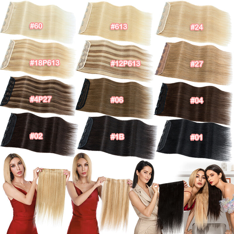 Clip-In Hair Extensions - Remy Human Hair Full Head Balayage Set
