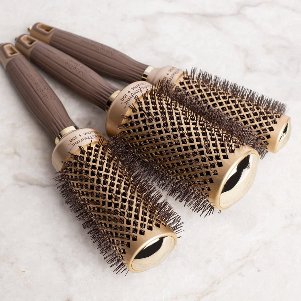 NanoThermic Ceramic Ion Round Hair Brush - Professional Blowout Tool