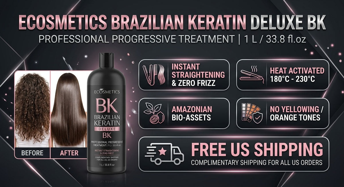 Brazilian Keratin Hair Smoothing Treatment - 1 Liter Deep Repair & Frizz Control